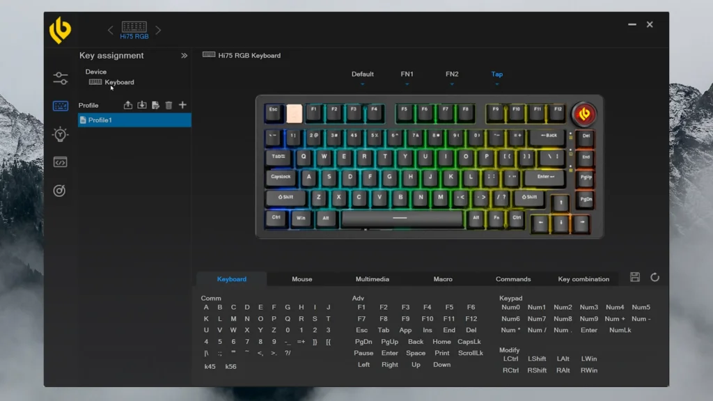 Software Customization - Get Smart Home Office LEOBOG Hi75 Aluminum Alloy Wired Mechanical Keyboard