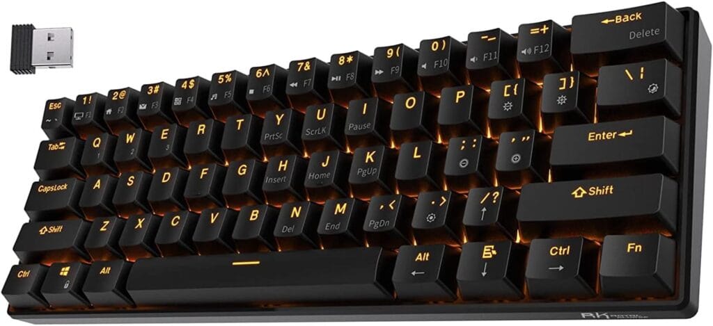 RK ROYAL KLUDGE RK61 Wireless 61 Keys Keyboard