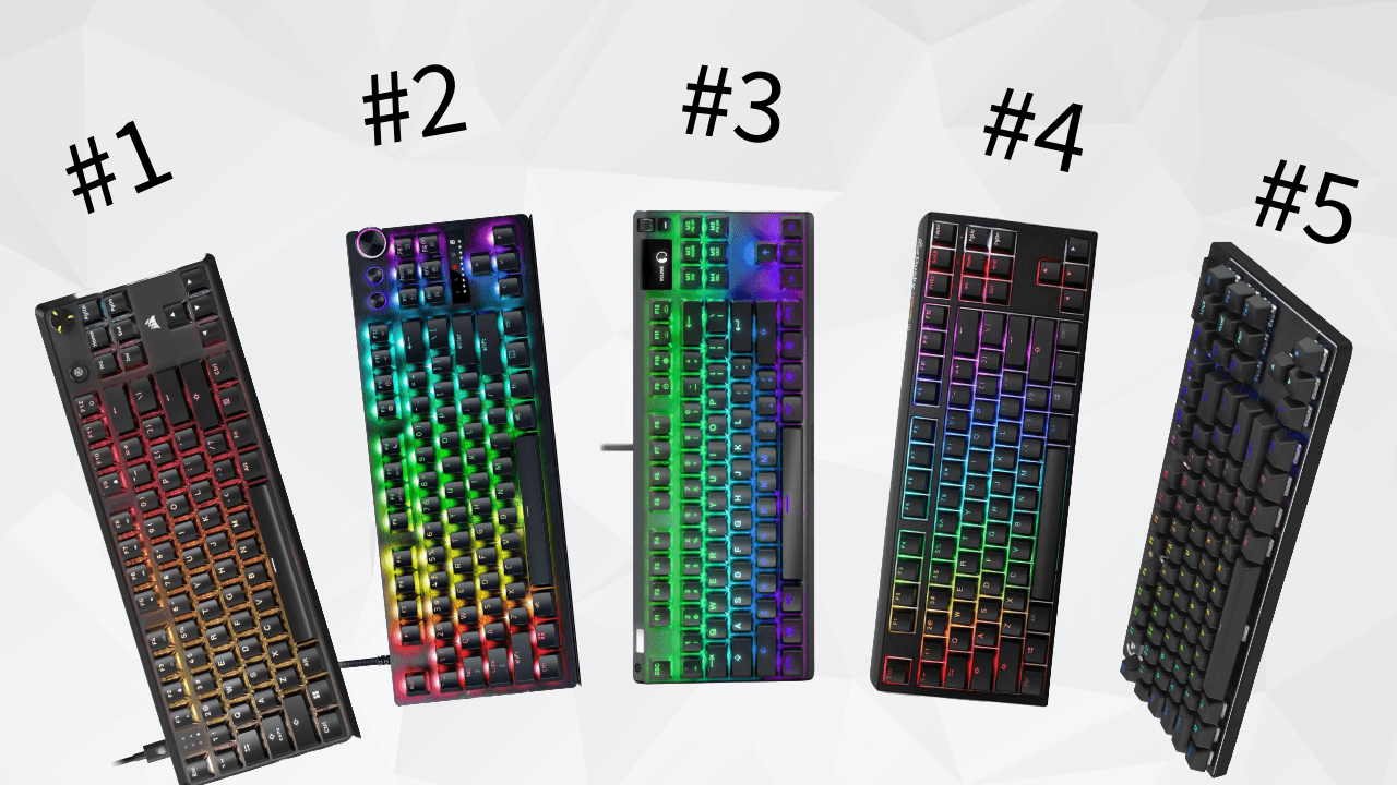 Top 5 TKL Gaming Keyboards of 2024